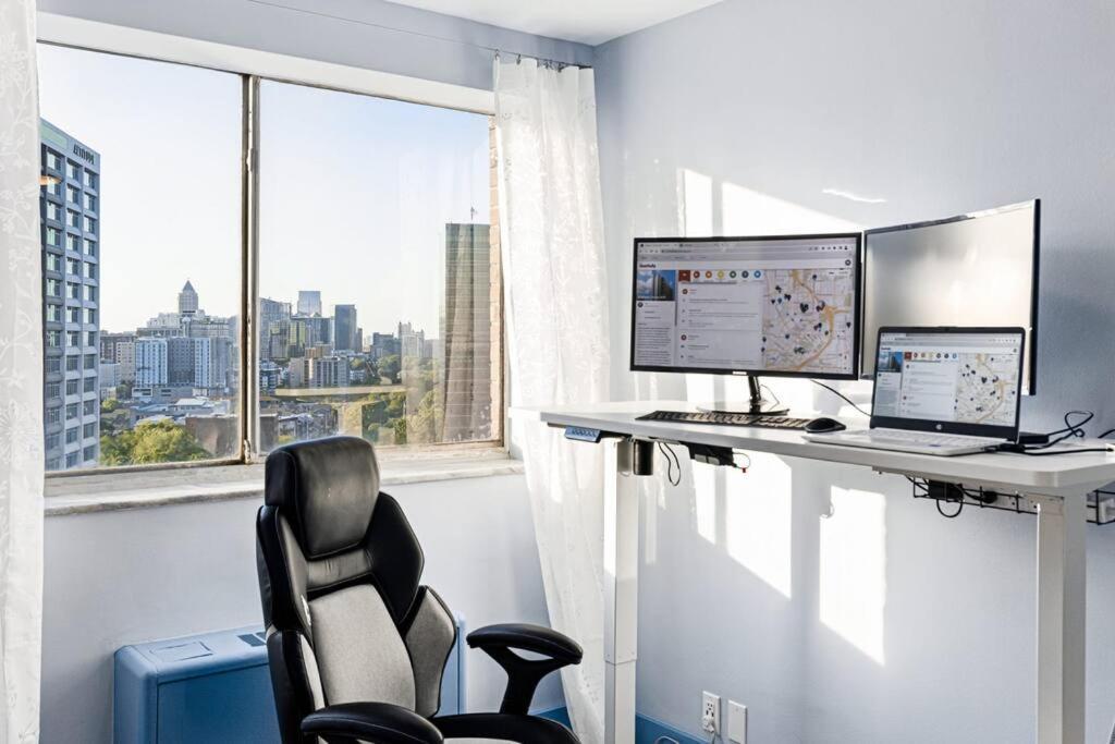 2208-Top Flr-Work/Game Sta-600 Mb-1 Free Park-King Atlanta Buitenkant foto
